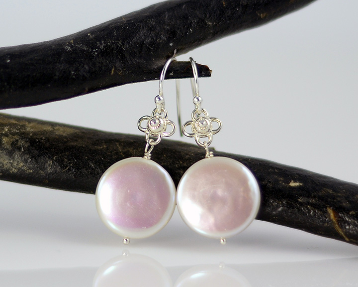 Custom pearl earrings